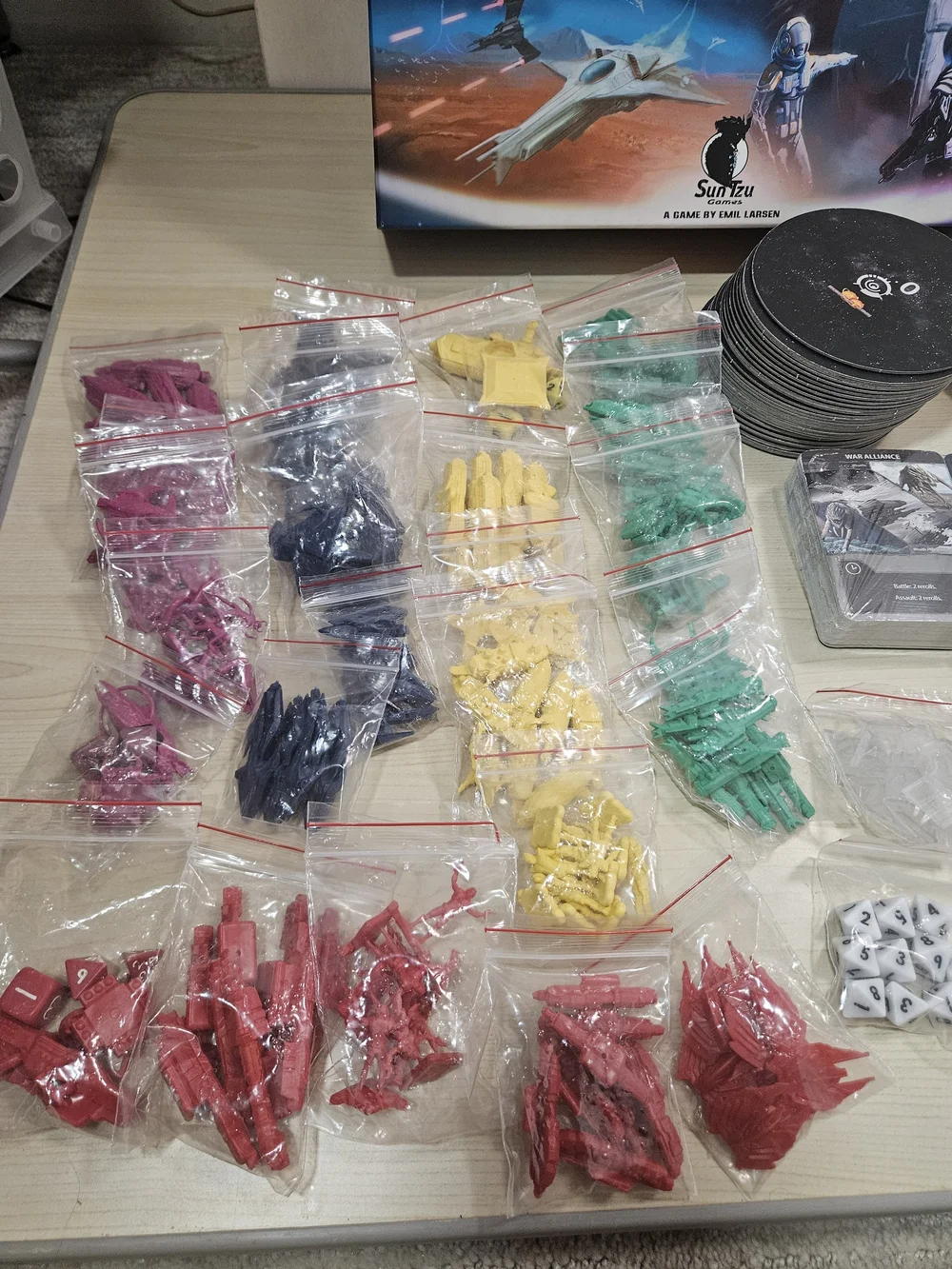 Sun Tzu Games Burning Suns Board Game (Kickstarter Ed.)